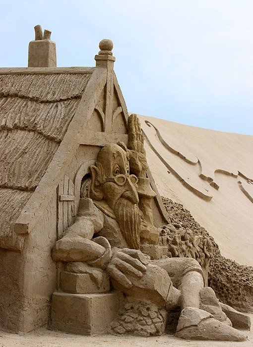 Произведения из песка (72 фото)