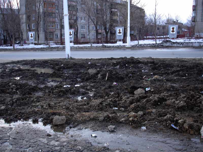 Аллея славы на пр. Победы. Кстати модерновая аллея
