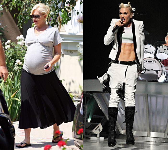Голливудские знаменитости до и после родов (36 фото)