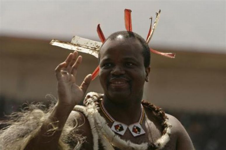 Король Свазиленда Mswati III, $100 миллионов