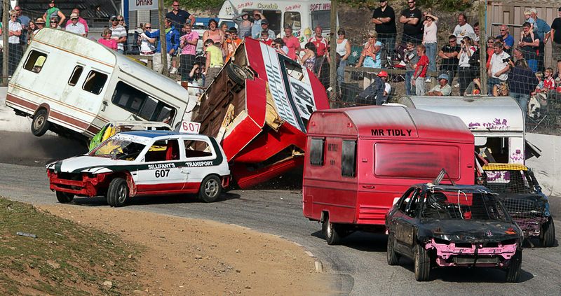           «Cornish Caravan Chaos»  , 8 . (Matt Cardy/Getty Images)