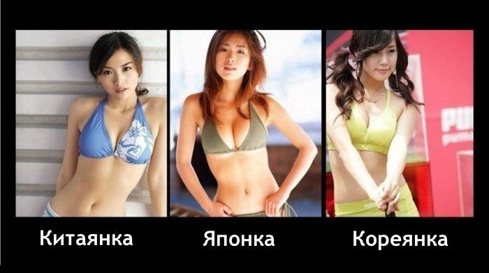 Как отличить китаянку и кореянку от японки? (2 фото)