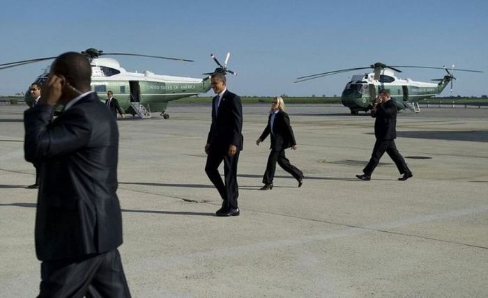 Охрана американского президента Барака Обамы (8 фото)