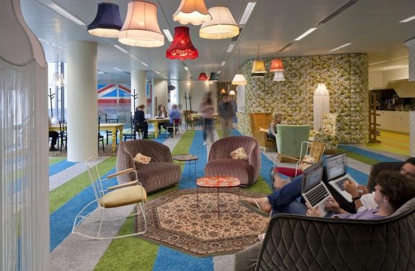 Уютный офис Google в Лондоне (14 фото)