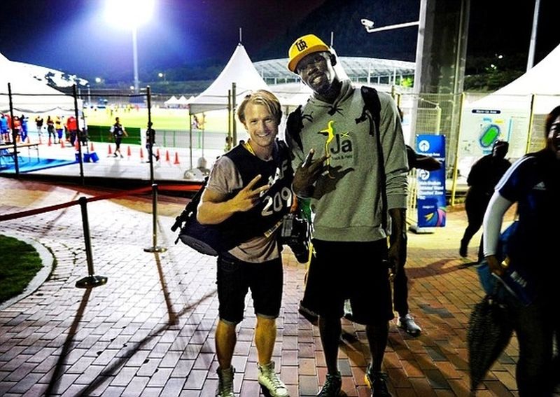 Photojournalist-athlete Usain Bolt (14 photos)
