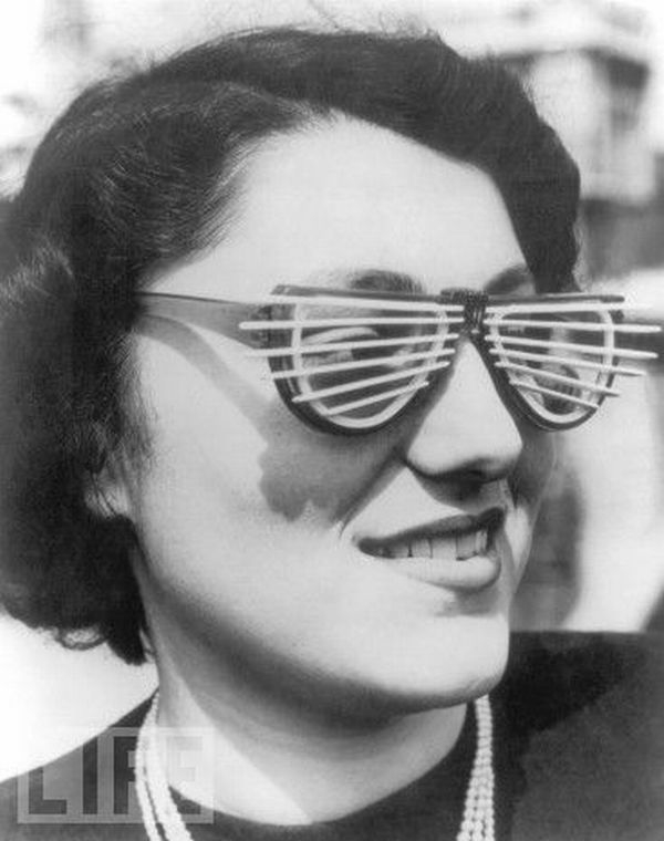 Очки-жалюзи, 1950