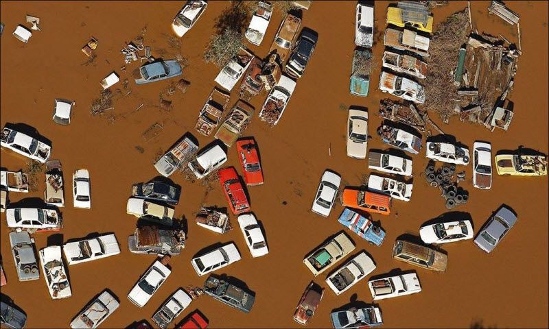 Наводнение в Австралии (7 фото)