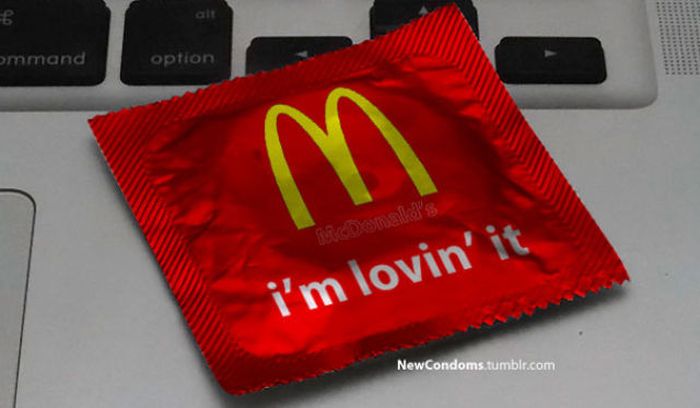 If the Slogans of Famous Brands Were Put on Condom Packages (14 pics)