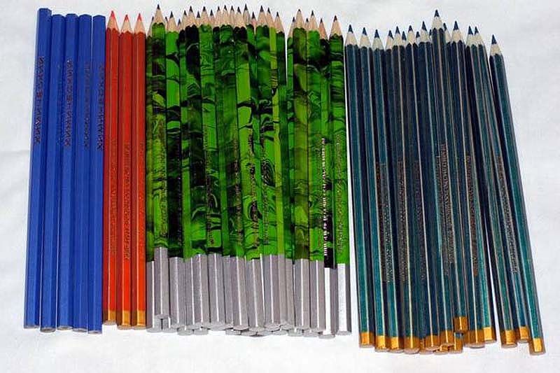 Manufacture of pencils (44 photos)