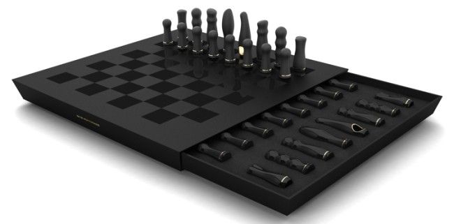 Думаете это шахматы? А вот нифига: набор вибраторов!