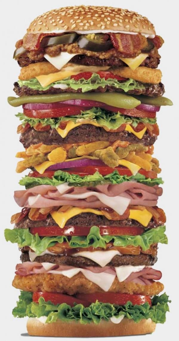Ресторан в Пенсильвании предлагает желающим гамбургер весом 4 килограмма. Пока еще никто не съел его полностью…