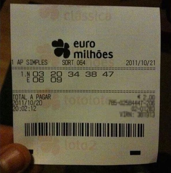 Самый несчастливый лотерейный билет (1 фото)