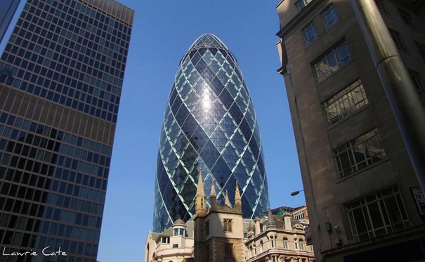 43. Gherkin Building (London City, UK)