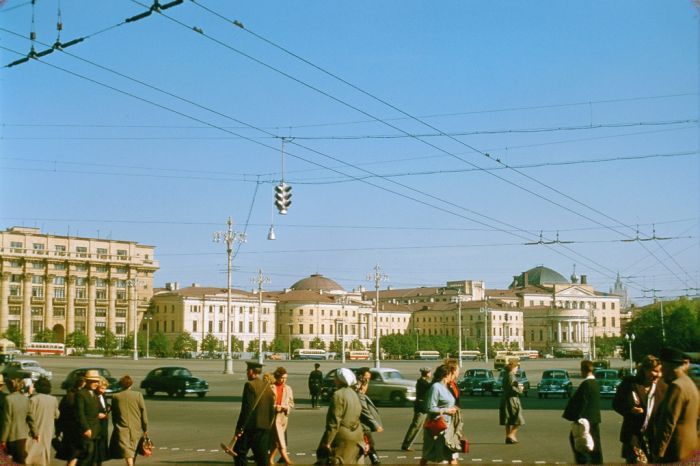 Москва 1956 года на фотографиях французского туриста (66 фото)