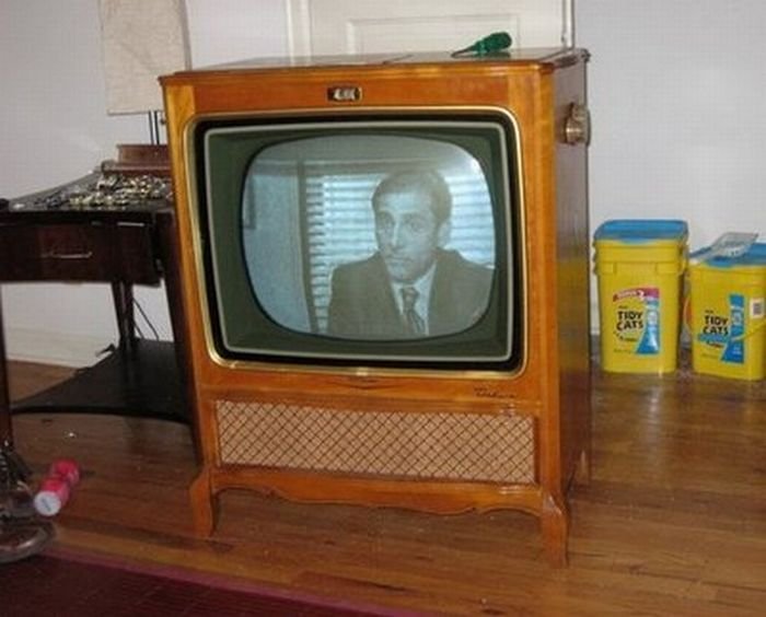 Аквариум из корпуса старого телевизора (18 фото)