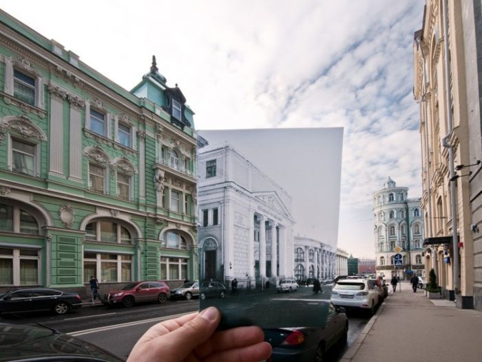 Новая и старая Москва (15 фото)