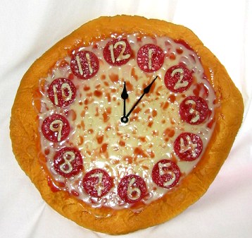 Пицца-часы