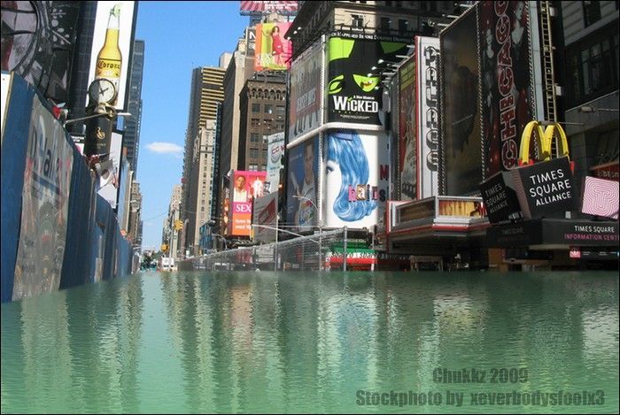 Как мог бы выглядеть потоп 2012 года (33 фото)