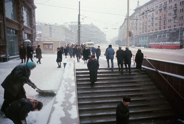 Улица Горького в Москве, 1966