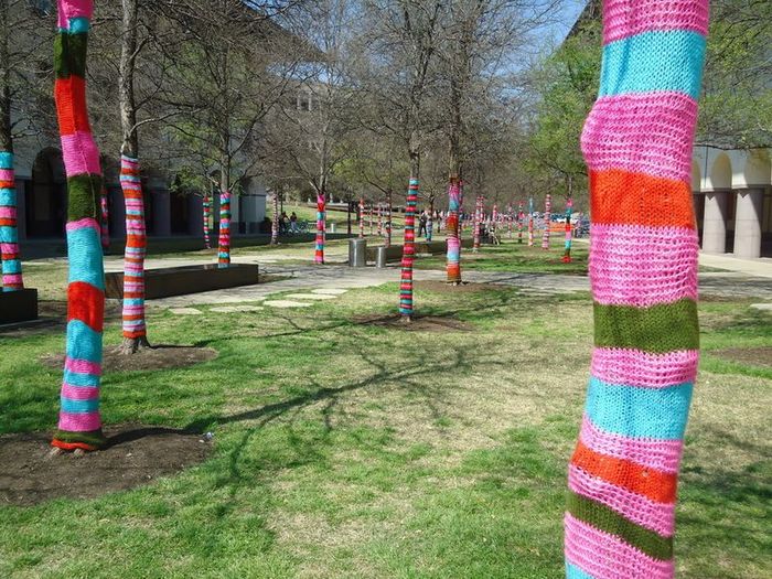 Urban knitting – Шерстяной стритарт (40 фото)