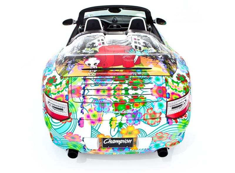 Дизайнерская раскраска Porsche 911 Speedster (8 фото)