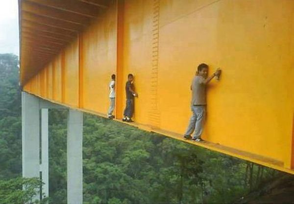 граффити, высота, на мосту, без страховки, жесть