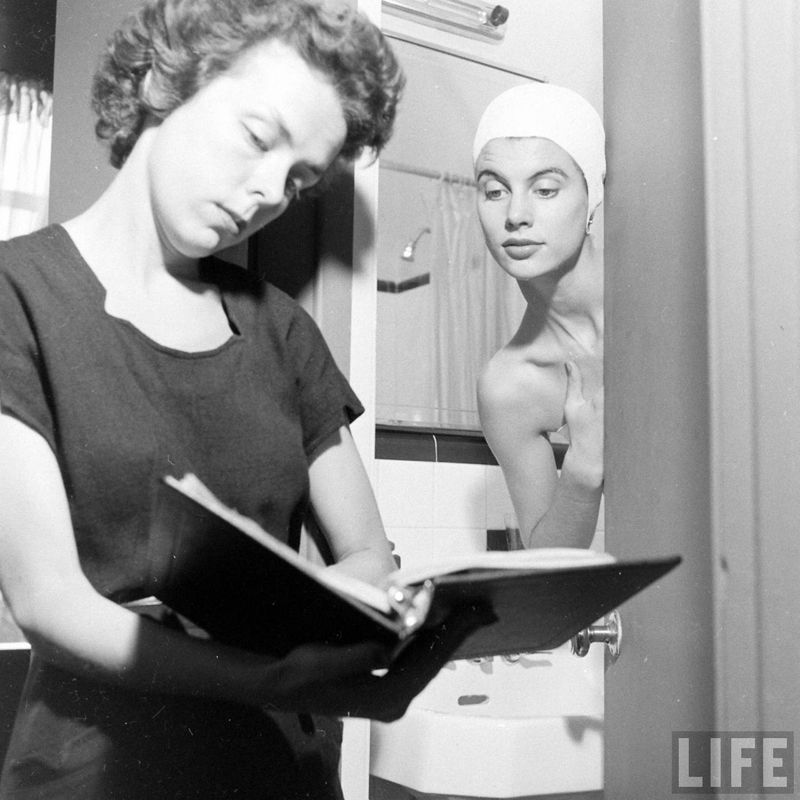 Будни американского модельного агентства 1948 (25 фото)