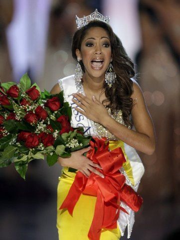 Эмоции победительниц Мисс Америка (9 фото)