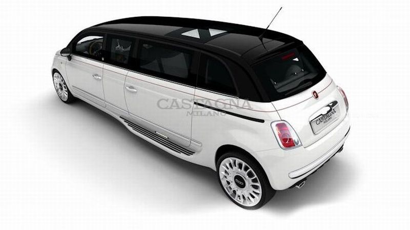 Итальянцы из Castagna планируют делать лимузины из Fiat 500 (9 фото)