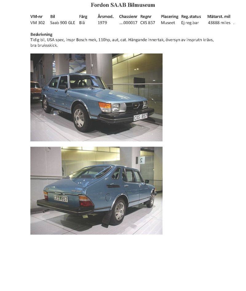 Автомобили из музея SAAB будут проданы на аукционе (122 фото)