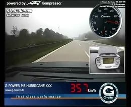 G-Power BMW M5 Hurricane RR Reaches 357 км/ч на автобане