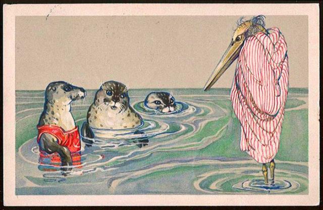 Three seals