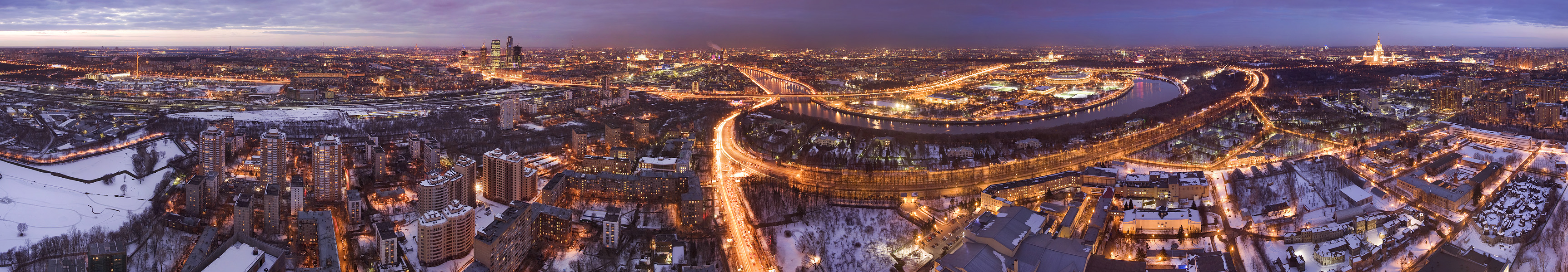 Панорама Москвы Киевская