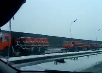 Уборка дорог в Москве