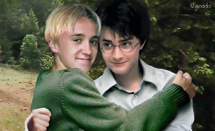 Гарри поттер гарри и драко фото