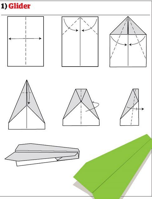 Бумажные самолетики инструкции