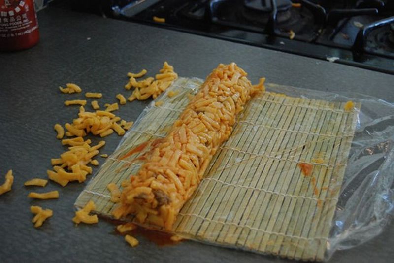 Spaghetti sushi