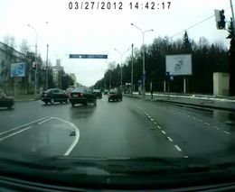 Опасный перекресток в Минске