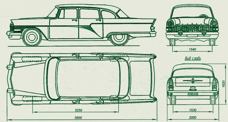 Чертежи советских автомобилей