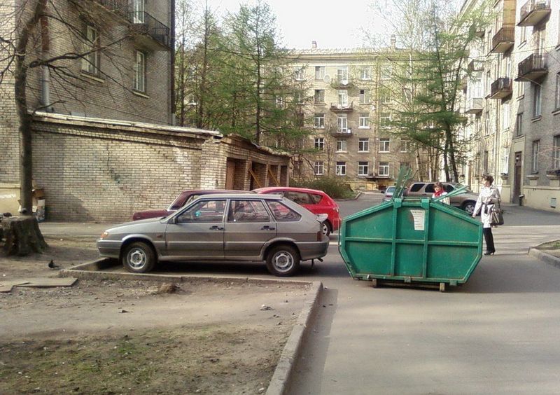 Фото за неправильную парковку