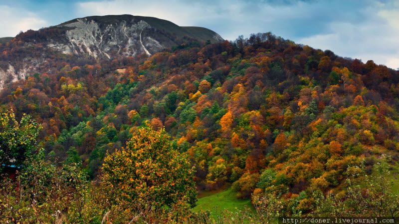 Осень в горах Чечни