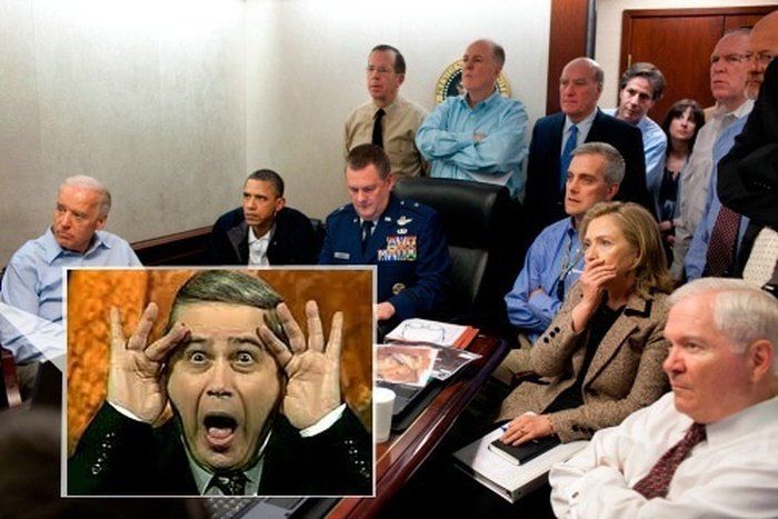 Обама следит в прямом эфире за ликвидацией Усамы бин Ладена (22 фото)