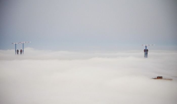Утренний туман во Владивостоке (32 фото)