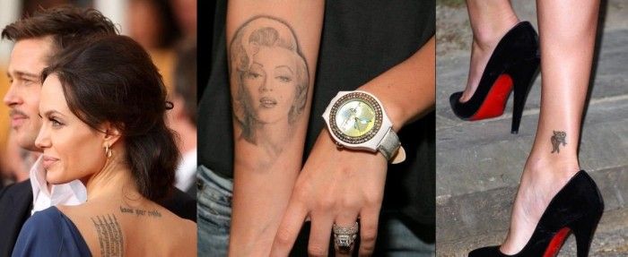 Татуировки голливудских красавиц (16 фото)