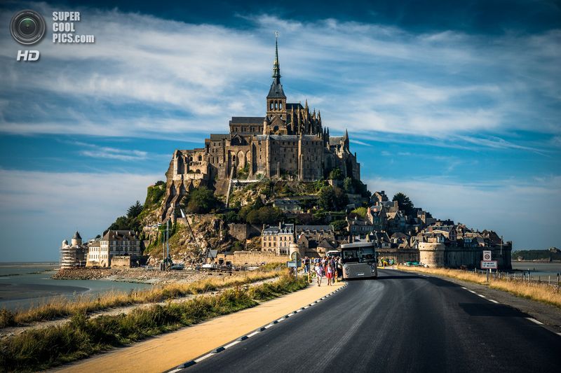 Mont Saint Michel Abbey, France бесплатно
