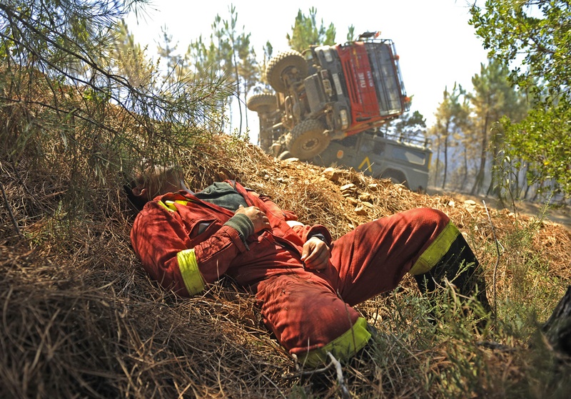 Фото пьяного пожарника