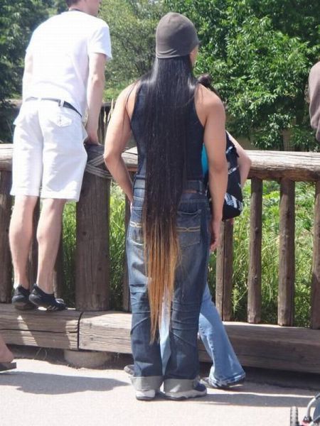 Как ответить мужчине у которого длинные волосы