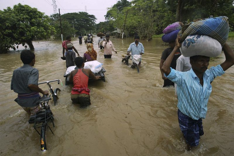 flood07 Последствия наводнений в Индии и Пакистане