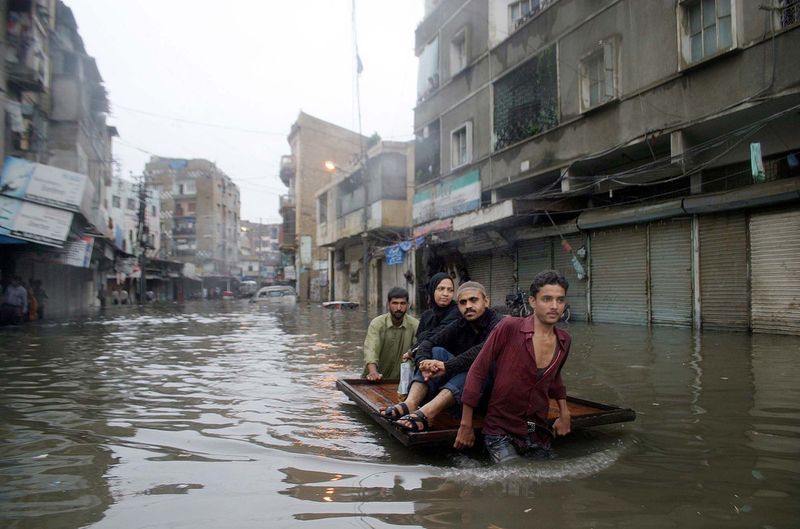 flood31 Последствия наводнений в Индии и Пакистане