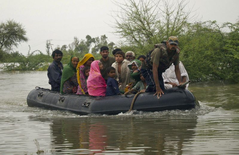 flood38 Последствия наводнений в Индии и Пакистане